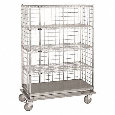 GRAINGER LCH2460C Wire Cart 24 in W 60 in L Steel