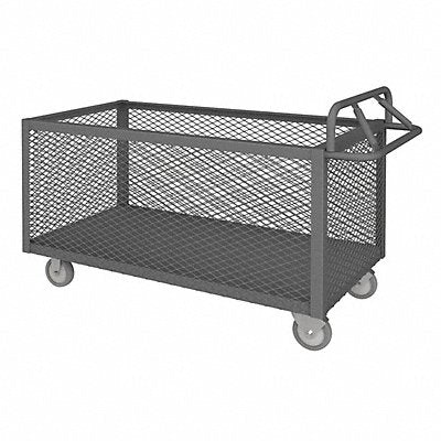 GRAINGER 4STEEX24485PU95 Mesh Box Truck 1400 lb 54 In.L