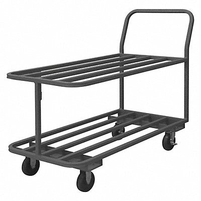GRAINGER EPTT243625PO95 Metal Shelf Cart 1 400 lb Steel