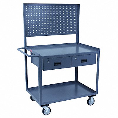 JAMCO SM336P500GP Mobile Wrkstion Steel 36 L 30 W 2 Shelf