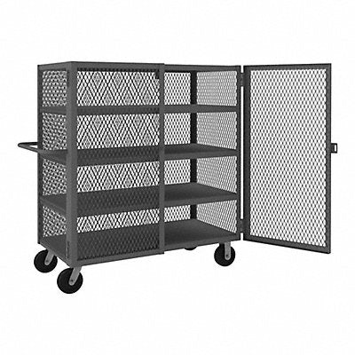 GRAINGER HTL2460DD495 Mesh Security Cart 3000 lb 60 In.L