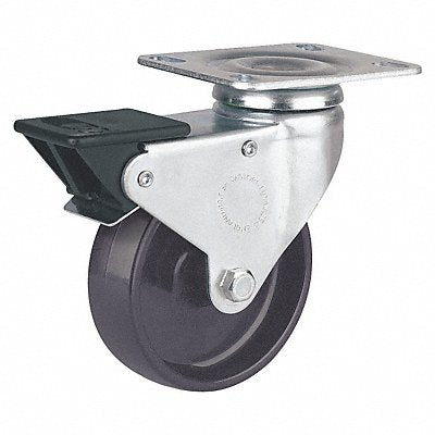 GRAINGER TSSV100BN0STS Standard Plate Castor Swivel 330 lb.