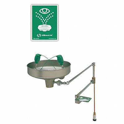 HAWS 7433FP Eyewash Freeze Resistant Wall SS