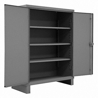 DURHAM MFG HDC2448663S95 Storage Cabinet 66 x48 x24 Grey 3Shlv