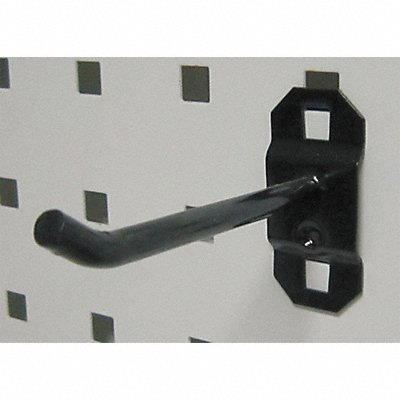 GRAINGER 5TPK3 G0531 Single Rod Pegboard Hook 3 1/2 in L PK5