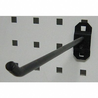 GRAINGER 5TPK6 G0534 Single Rod Pegboard Hook 8 1/2 in L PK5