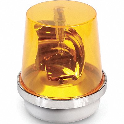 EDWARDS SIGNALING 52AN540WH Rotating Warning Light Halogen Amber