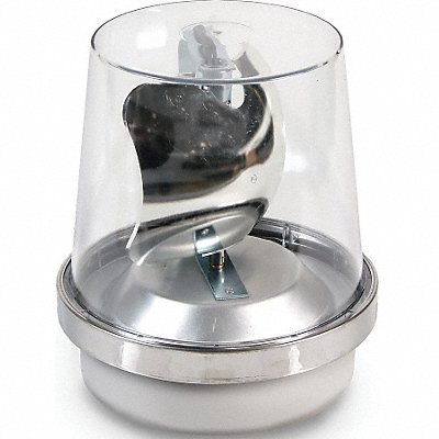 EDWARDS SIGNALING 52CN540WH Rotating Warning Light Halogen Clear