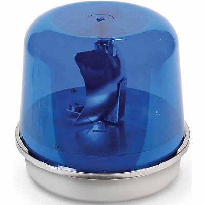 EDWARDS SIGNALING 58BN5100WH Rotating Warning Light Halogen Blue