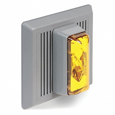 EDWARDS SIGNALING 869STRAN5 Horn Strobe Amber 120VAC