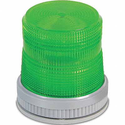 EDWARDS SIGNALING 105XBRMG120A Warning Light LED 120VAC Green 65 FPM