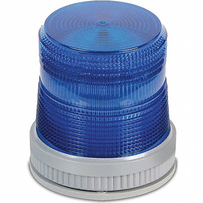 EDWARDS SIGNALING 105XBRMB120A Warning Light LED 120VAC Blue 65 FPM