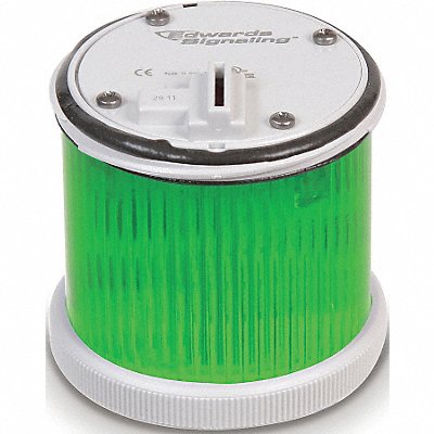 EDWARDS SIGNALING 270LEDSG120A Tower Light LED Steady 120V 70mm Grn