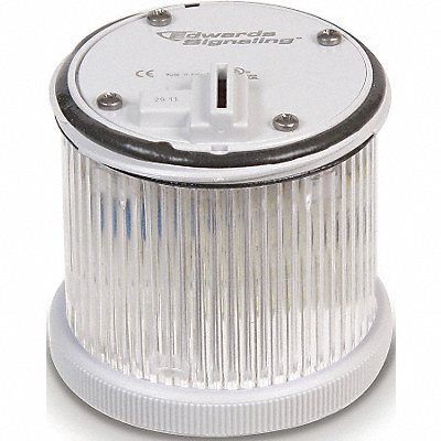 EDWARDS SIGNALING 270LEDSW120A Tower Light LED Steady 120V 70mm Clr