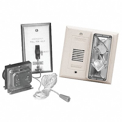 EDWARDS SIGNALING 6538G5 Horn and Strobe Kit Clear 6 L 24V AC