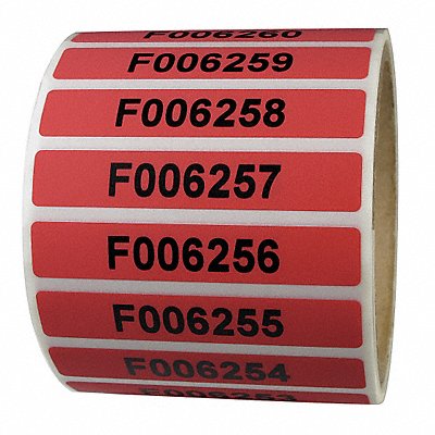 NOVAVISION INC XSG15536RESN250 Tamper-Evident Tape 1/2Inx2-7/8In PK250