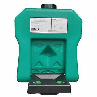 HUGHES SAFETY 16GFEWP Eyewash Station Portable Green PK20