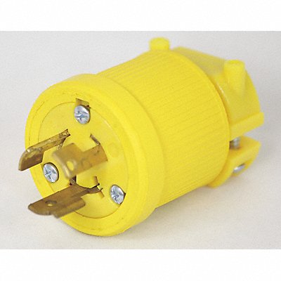 GRAINGER PL615DF Plug 250V 15A L6-15P 2P 3W 1PH