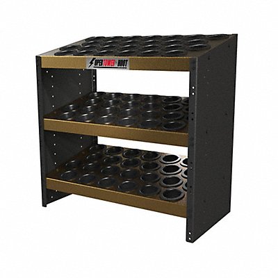 HUOT 23880 Tool Holder 3 Shelf Steel HSK 100A 78 pc