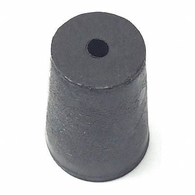 GRAINGER 01H Stopper Sz 0 13 mm BDia Black 0 PK40