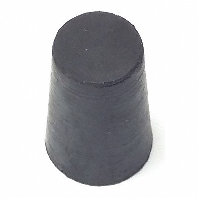 GRAINGER 4 Stopper Sz 0 9 mm BDia Black 0 PK181