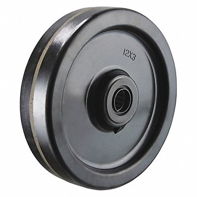 GRAINGER PPH120X030100R Phenolic Tread Wheel 12 3500 lb.