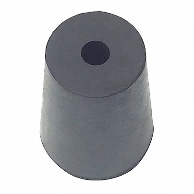 GRAINGER 11H Stopper Sz 1 14 mm BDia Black 0 PK30