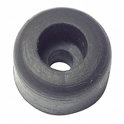 GRAINGER 1670017 Bumper 1/2 in Black Rubber PK25