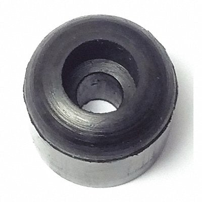 GRAINGER 2073017U Bumper 1/2 in Black Rubber PK50