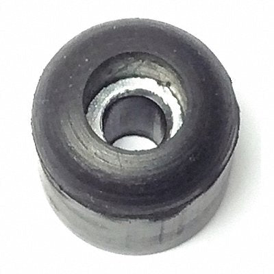 GRAINGER 2074W017 Bumper 1/2 in Black Rubber PK25