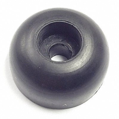 GRAINGER 2085W017 Bumper 3/4 in Black Rubber PK25