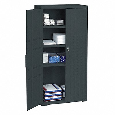 ICEBERG 92551 Storage Cabinet HDPE Black 66 In
