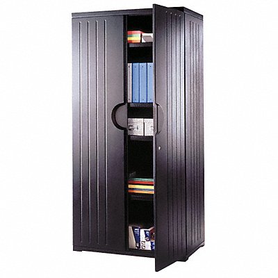 ICEBERG 92571 Storage Cabinet HDPE Black 72 In