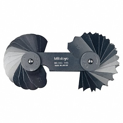 MITUTOYO 186106 Radius Gauge Set
