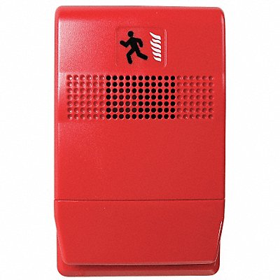 EDWARDS SIGNALING EG1RP Horn Finish Red Flush