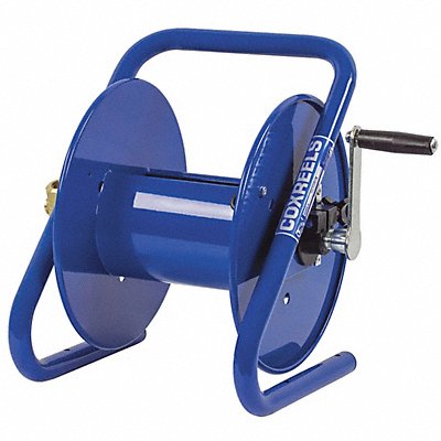 COXREELS 1174225CM Hand Crank Hose Reel 225 ft 1/2 ID Blue