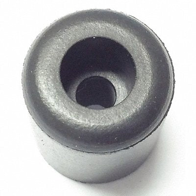 GRAINGER 2805017 Bumper 5/8 in Black Rubber PK10