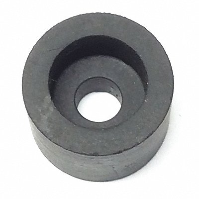 GRAINGER 2813017 Bumper 9/16 in Black Rubber PK25