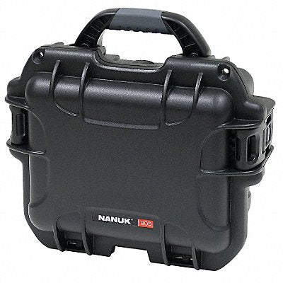 NANUK CASES 905S000BK0A0 Protective Case 4 7/64 in PwrClwLtcSys/PdLk Blk