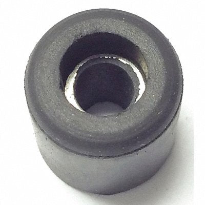 GRAINGER 2928W017 Bumper 1/2 in Black Rubber PK25
