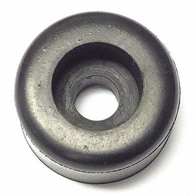 GRAINGER 59017 Bumper 1 in Black Rubber PK10