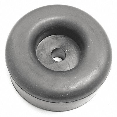 GRAINGER 613A034K Bumper 2-1/2 in Black Rubber PK5