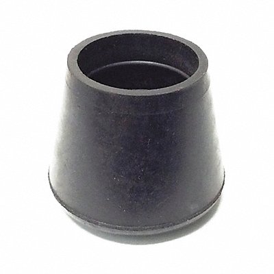 GRAINGER CTB22B Protective Leg Tip SlipOn Rd 1-1/4 PK25