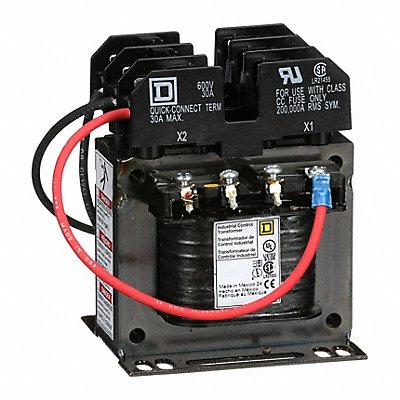SQUARE D 9070TF100D5 Transformer Control 100Va 600V120V