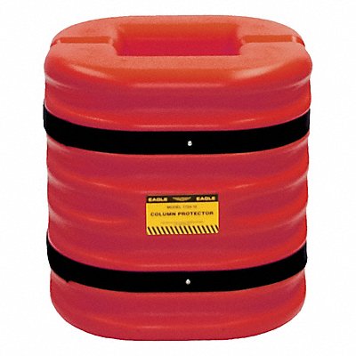GRAINGER 17248RED Column Protectr Fits 8 in HDPE Rd