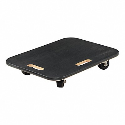 VESTIL FWD18243R Fiber Wood Dolly w/Rubber Castor 18 x 24