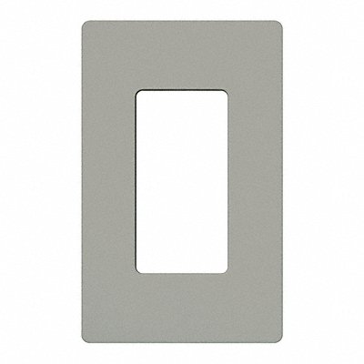 LUTRON CW1GR Wallplate 1-Gang Decora Grey