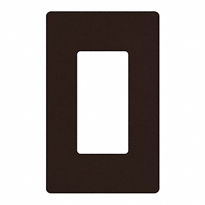 LUTRON CW1BR Wallplate 1-Gang Decora Brown