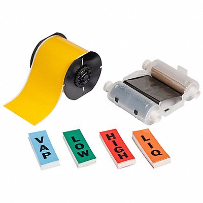 BRADY 176222 Pipe Marker Label Kit Label Tape Roll