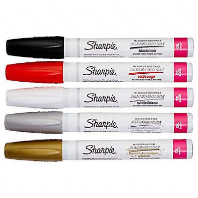 SHARPIE 1770458 Oil Based Paint Marker PK5
